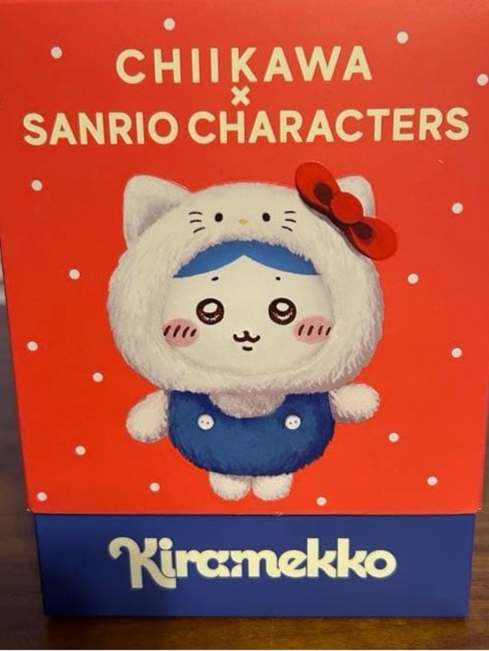 Chiikawa Kiramekko Hachiware × Hello Kitty Plush Keychain BLIND BOX - Picture 3 of 4